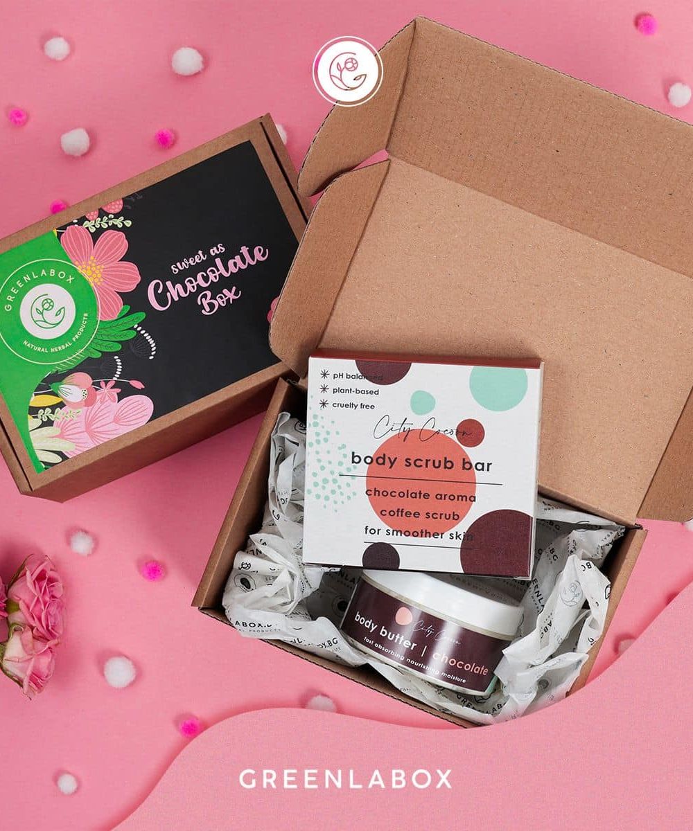 Подаръчна кутия за тяло SWEET AS CHOCOLATE BOX