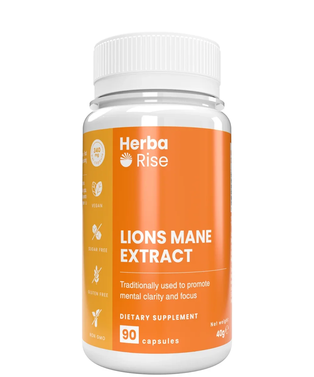 Лъвска Грива Екстракт / Lions Mane Extract 340 мг, 90 капсули