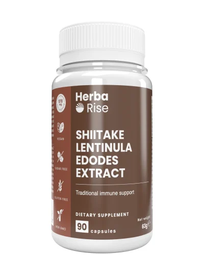 Шийтаке Екстракт / Shiitake Extract 570 мг, 90 капсули