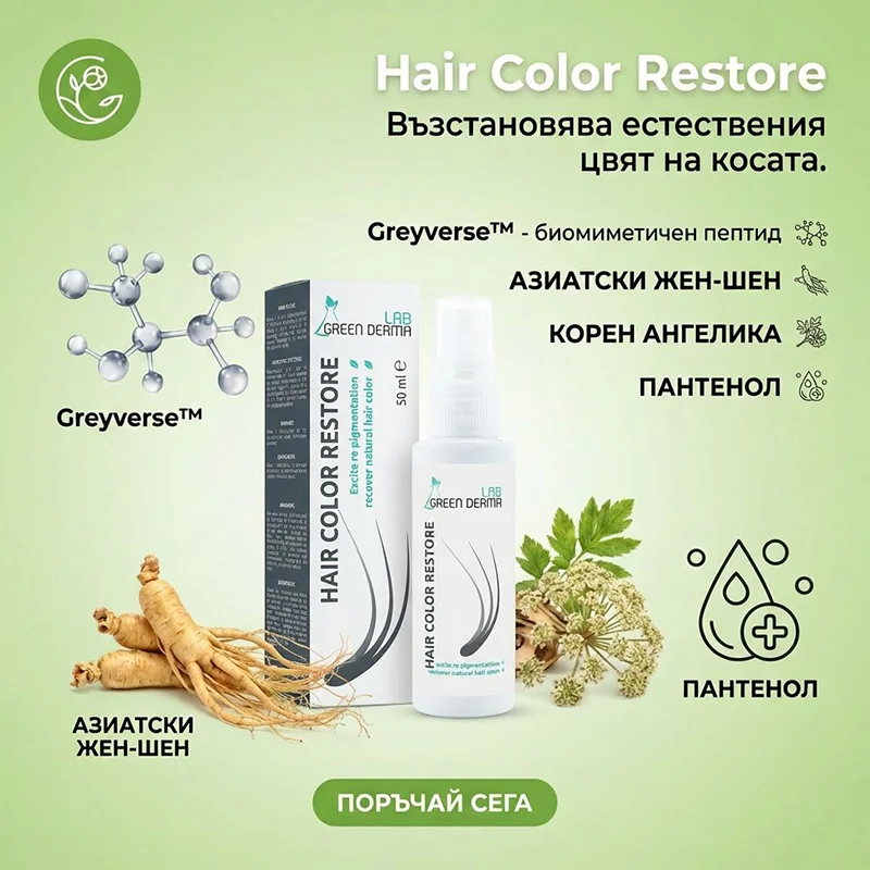 Hair Color Restore – Спрей за възстановяване на цвета на косата